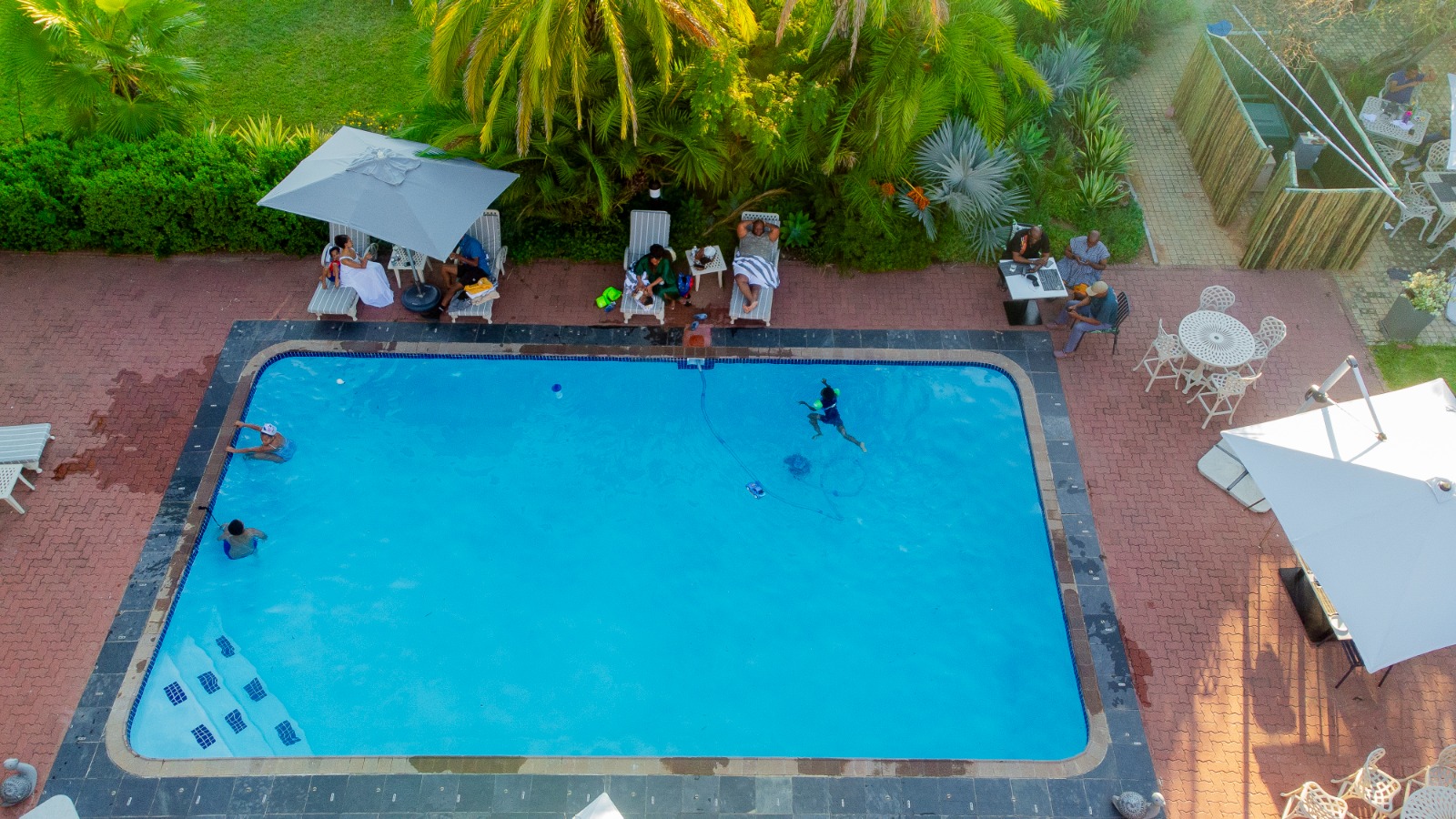 Kasimba Hotel aerial view 1